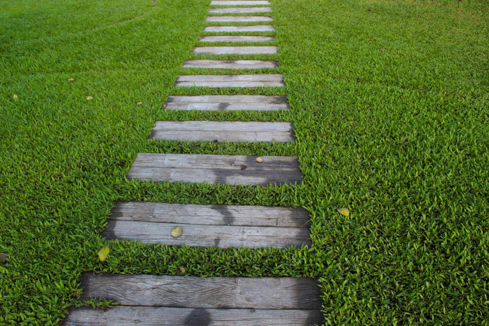 Jardin, gazon synthétique